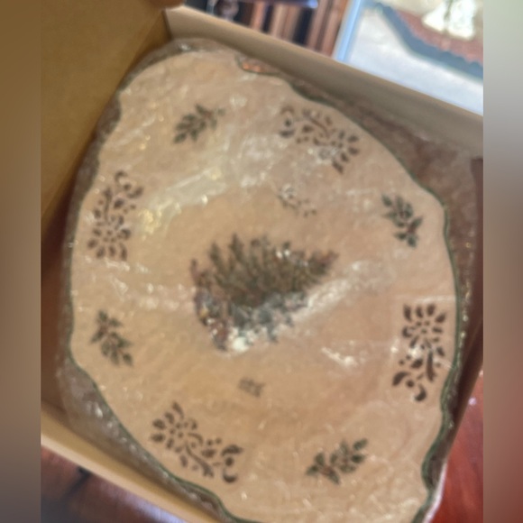 SPODE CHRISTMAS LARGE OVAL SERVING PLATTER NWT CERAMIC - Picture 4 of 10